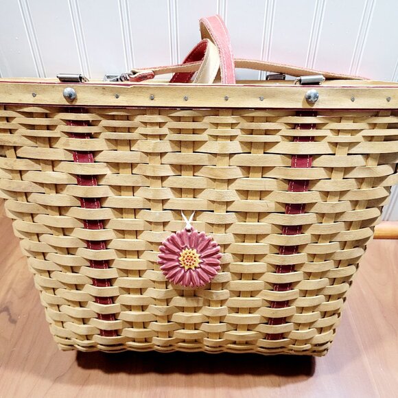 2004 Longaberger Mothers Day Weekend Tote Basket - Picture 1 of 9